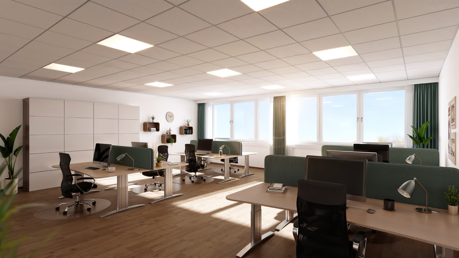 Büro 3+4 (76 m²) - Geräumige Teamfläche für Projektteams